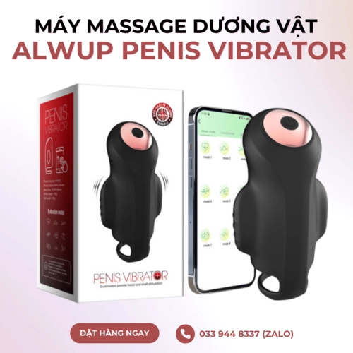 Máy Massage Dương Vật Alwup Penis Vibrator For Men