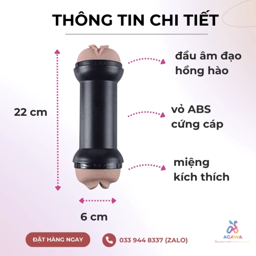 Âm Đạo Giả Và Miệng Giả 2in1 Ngụy Trang Cục Tạ Lovetoy Training Master