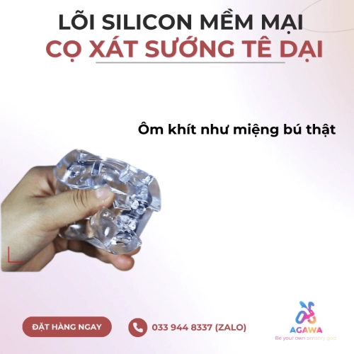 Âm Đạo Giả Hít Tường Nguỵ Trang Máy Sấy Tóc 10 Chế Độ Rung Nhiệt
