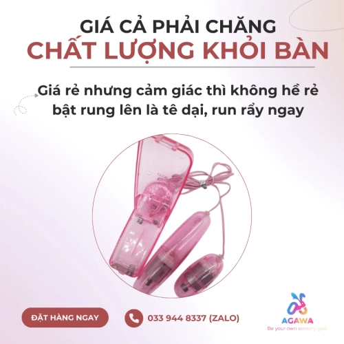 Trứng Rung Nhựa Nhiều Màu Trong Suốt Mini Có Dây Điều Khiển