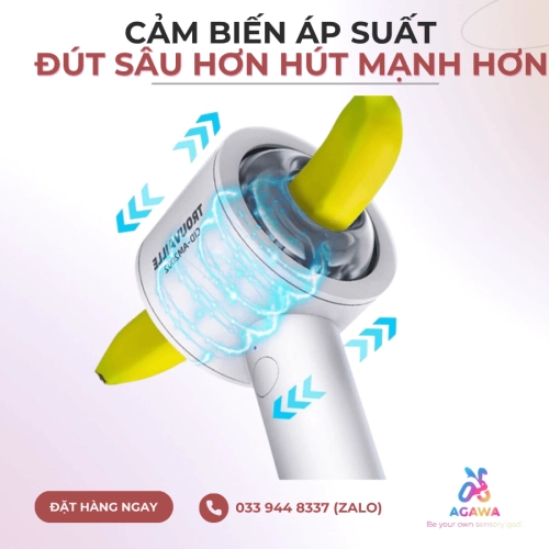 Âm Đạo Giả Hít Tường Nguỵ Trang Máy Sấy Tóc 10 Chế Độ Rung Nhiệt