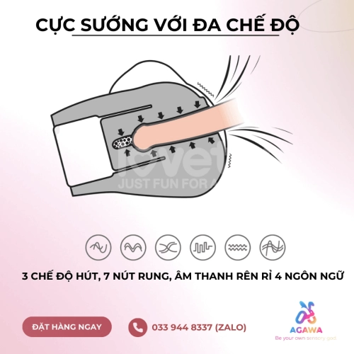 Mông Rung Rên Bú Mút 7 Chế Độ 