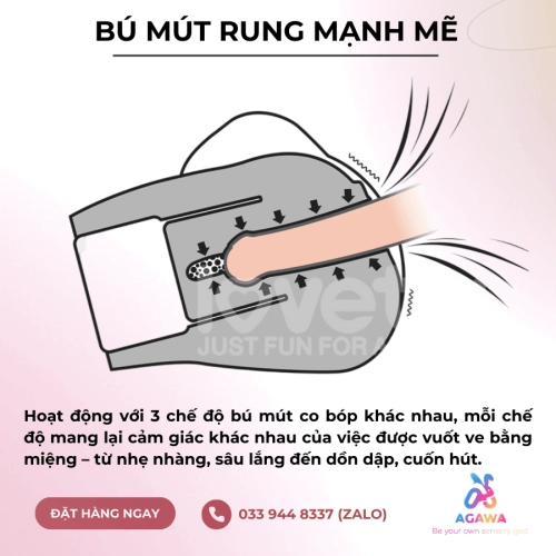 Mông Rung Rên Bú Mút 7 Chế Độ 