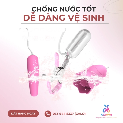 Trứng Rung Mini Đa Năng Kết Hợp Lưỡi Liếm Kẹp Ti Mini