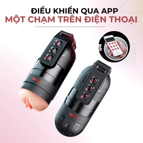 Âm Đạo Giả Lựu Đạn Leten Thunder 10 Chế Độ Rung Điều Khiển Qua App