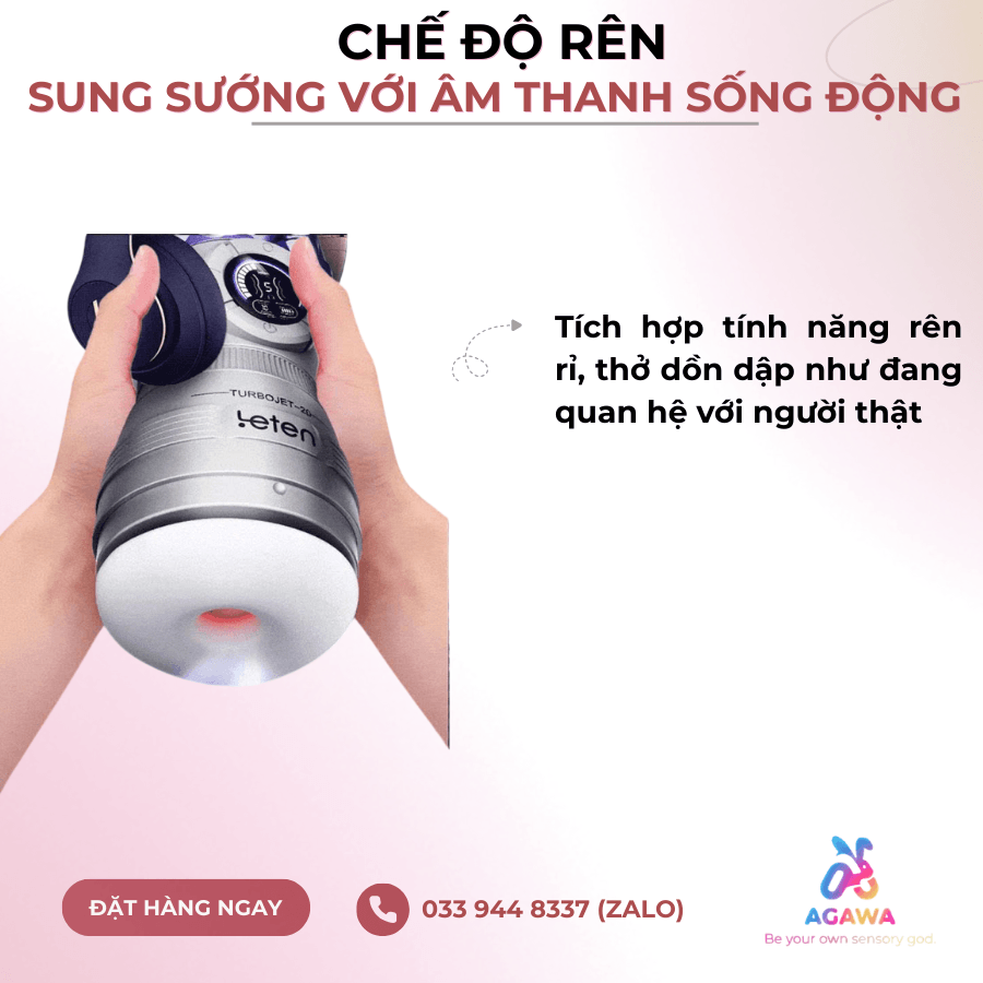Máy Bú Mút Co Bóp 20 Chế Độ Rung Siêu Sướng với Âm thanh rên rỉ kích thích 