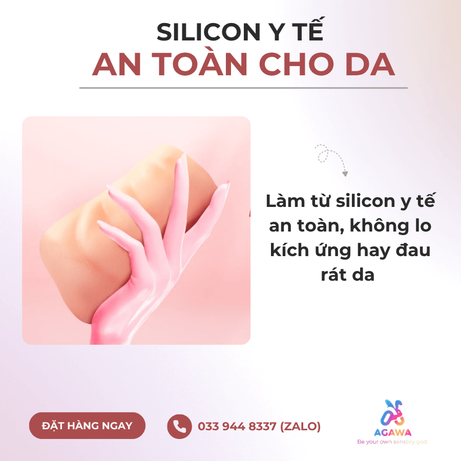 Âm Đạo Giả Silicon Jiuai 920g với Silicon y tế an toàn mềm mại cho cậu nhỏ