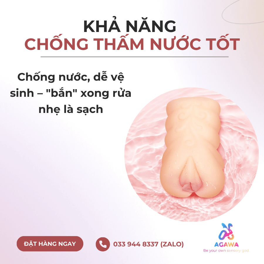 Âm Đạo Giả Silicon Jiuai 920g có khả năng Chống nước dễ vệ sinh bền lâu