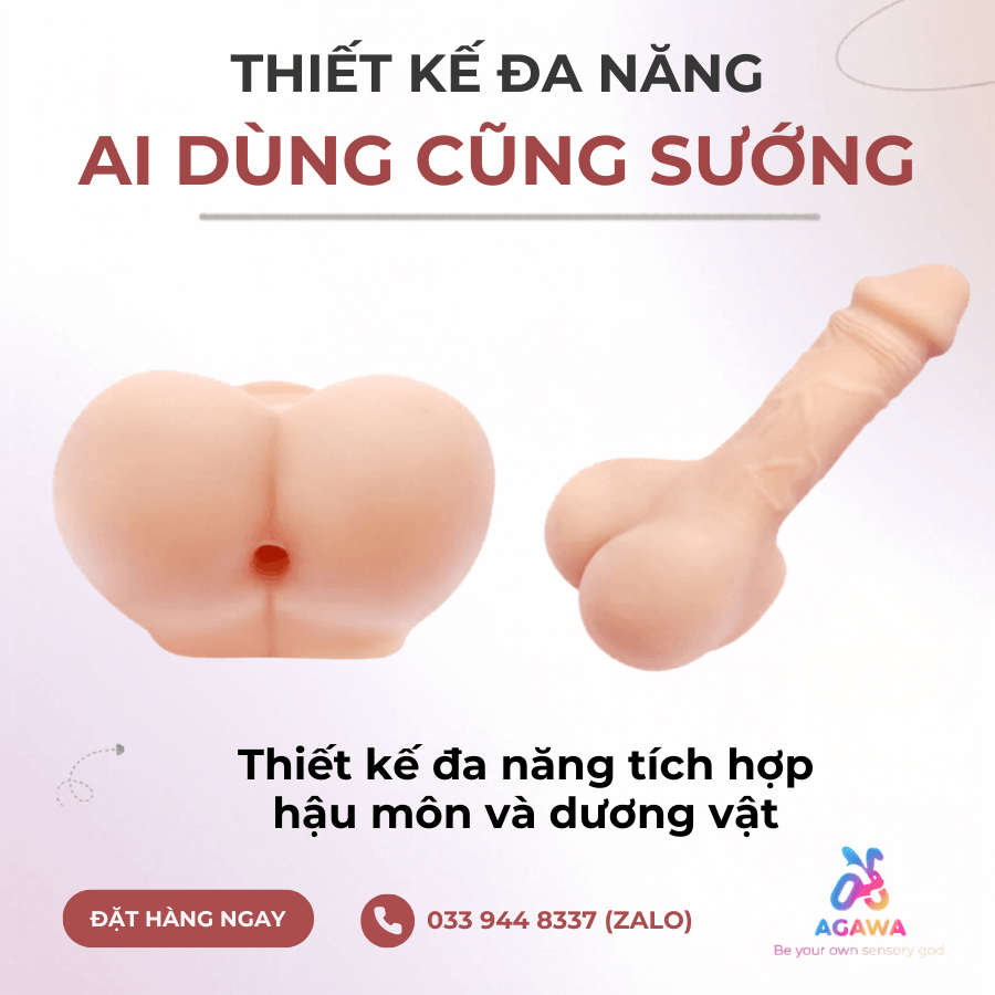  Dương Vật Giả Kèm Hậu Môn Bigger Man với thiết kế đa năng