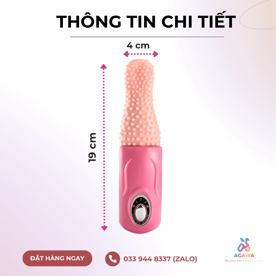 Thông tin chi tiết của Lưỡi Liếm Âm Vật Kèm Trứng Rung Massage Kích Thích Điểm G Giống Của Hoàng