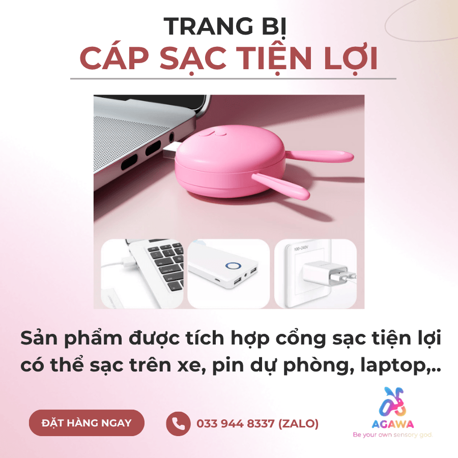 Trứng Rung Mini Đa Năng Kết Hợp Lưỡi Liếm Kẹp Ti Mini trang bị Sạc USB tiện lợi remote điều khiển