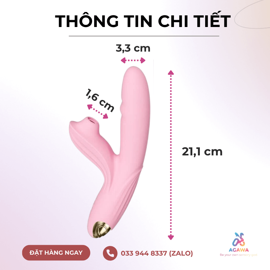 Thông tin chi tiết của Dương Vật Giả 2 Đầu Có Rung Svakom Frederica Giống Của Thiện
